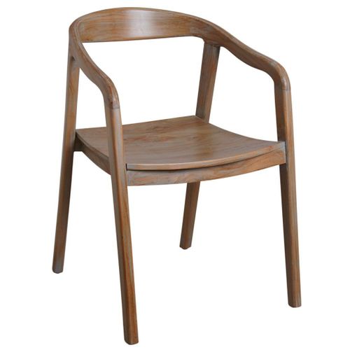 Fauteuil En Teck Patiné Ciamis
