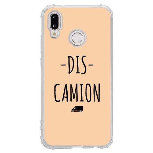 Coque Souple Pour Huawei P20 Lite Avec Impression Motifs Dis Camion Beige