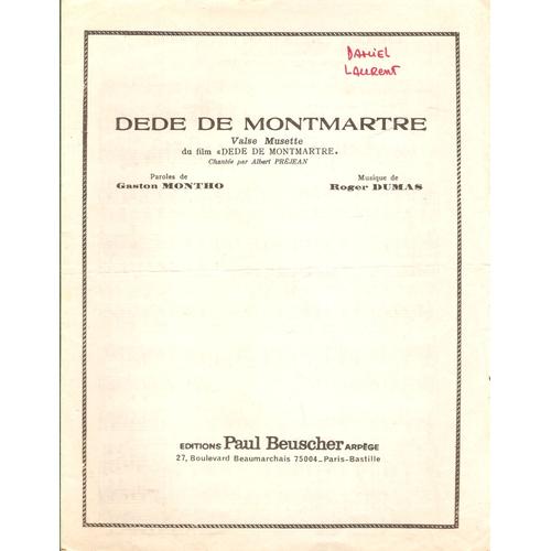 Dede De Montmartre