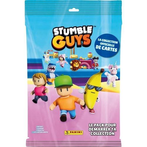 Stickers Stumble Guys (Test Version 2) Starter Pack (1 Classeur + 2 Poch + 1 Carte El)