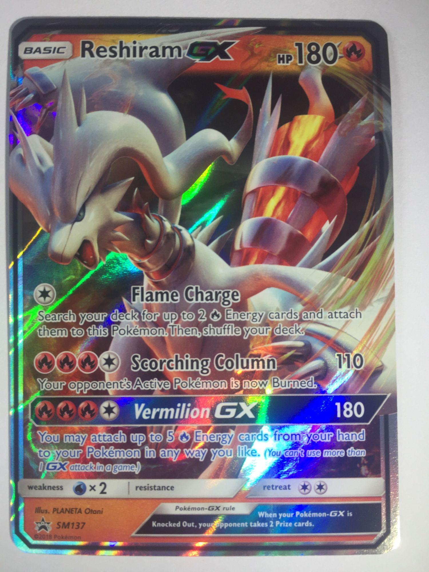 Reshiram GX (SM137) - Carta Avulsa - Pokémon TCG