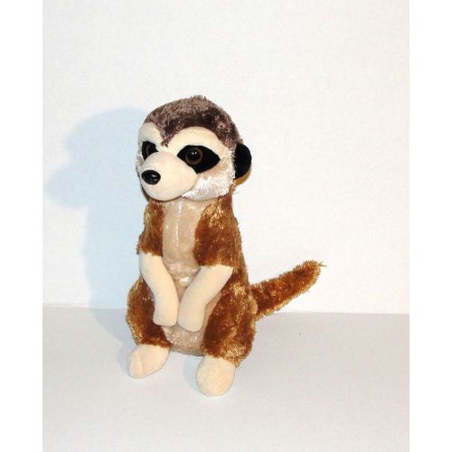 Suricate Wild Republic Grand Model 30 Cm Peluche Doudou Animal Marmotte Midway Drive