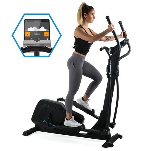 Capital Sports Helix Pro Vélo Elliptique Bluetooth Appli Volant D'inertie 20 Kg