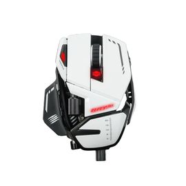 Mad Catz R.A.T.8+ - Souris - optique - 11 boutons - filaire - USB - blanc