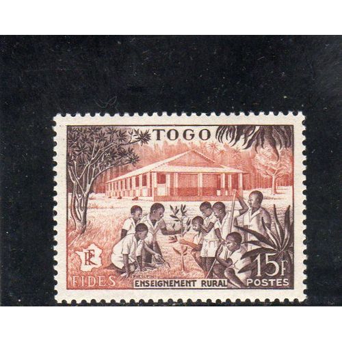 Timbre-Poste Du Togo (Emission F.I.D.E.S., Enseignement Rural)
