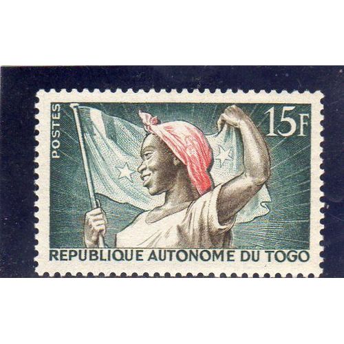 Timbre-Poste Du Togo (Drapeau National)