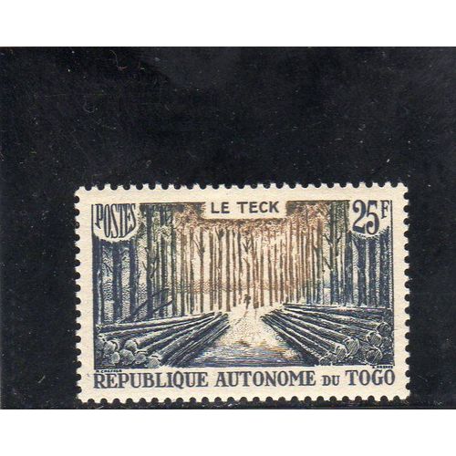 Timbre-Poste Du Togo (Exploitation Du Teck)