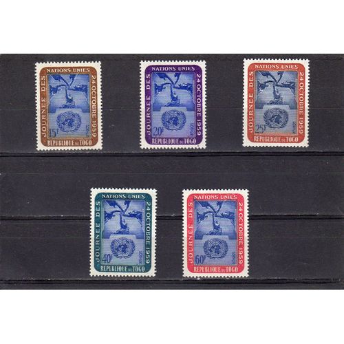 Timbres-Poste Du Togo (Journée Des Nations Unies)
