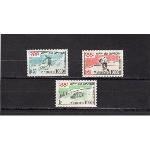 Timbres-Poste Du Togo (Jeux Olympiques DHiver À Squaw Valley)