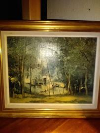 Ype: Procédé Lithographique Thème: Paysage Caractéristiques: Sur Toile Dimensions: 41 X 56 Cm Genre: Fauvisme Support: Sur Tissu
