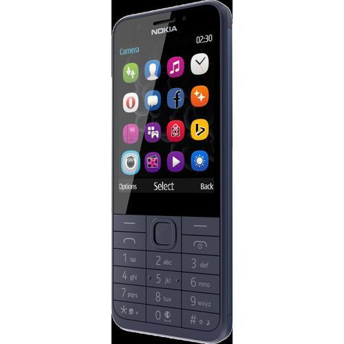 Nokia 230 Revival Midnight bleue Dual SIM débloqué logiciel original