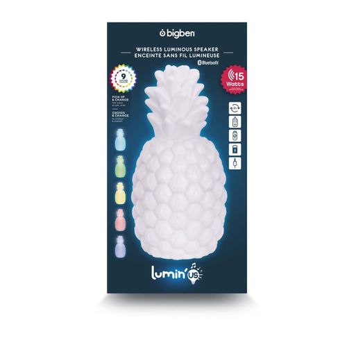 Enceinte Bluetooth lumineuse pineapple