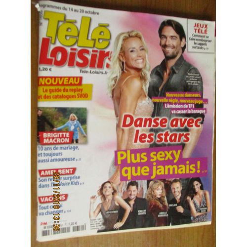 Télé loisirs 1650 danse avec les stars,brigitte macron,amel bent