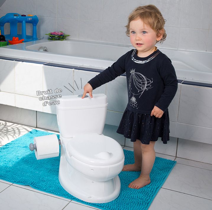 Toy Let Le Nouveau Wc Pour Enfants Un Pot D Apprentissage A La Proprete Toilette Educatif Rakuten