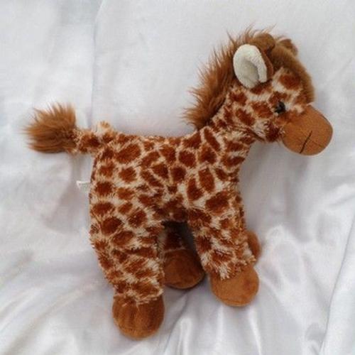 Doudou Peluche Girafe Tâcheté Marron Beige Wild Republic