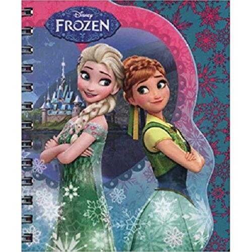 Bloc-Note/Cahier Spirale 9.5x11.50cm La Reine Des Neiges Frozen Disney - L'unité/Model Aléatoire