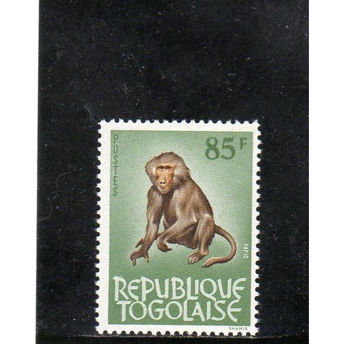 Timbre-Poste Du Togo (Singe)