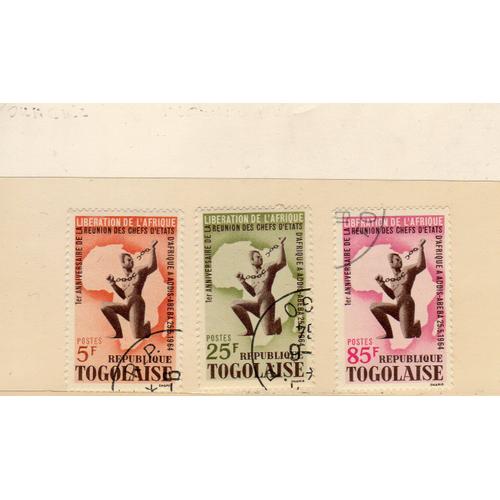 Timbres-Poste Du Togo (Libération De LAfrique Et Anniversaire De La Conférence DAddis-Abeba)