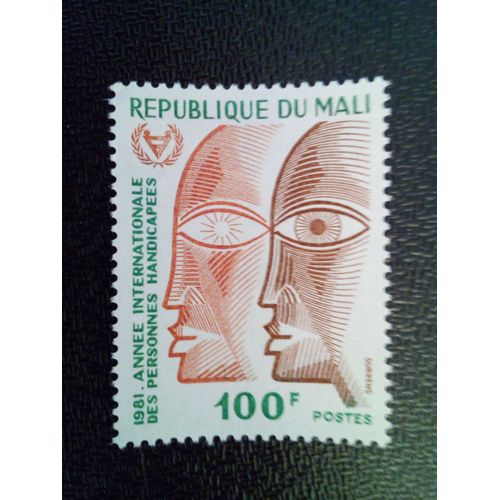 Timbre Mali Yt 422 Année Internationale Des Personnes Handicapées 1981