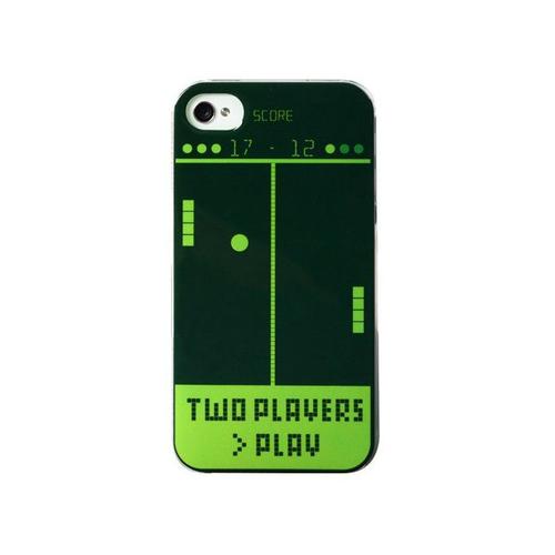 Coque Iphone 4 4s Pixel Art Ping Pong Silicone Rigide (Tpu)