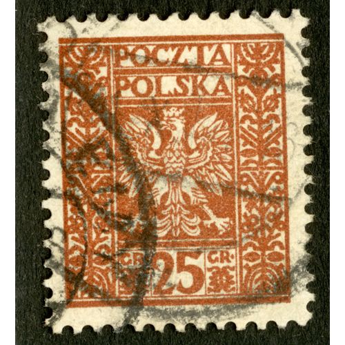 Timbre Oblitéré Poczta Polska 25 Gr