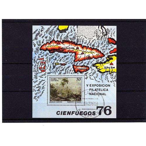 Cuba Bloc Feuillet 1976 (Exposition Philatélique Nationale