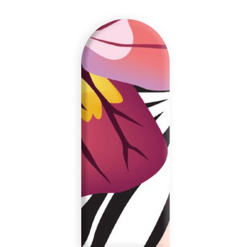 Bracelet De Montre Addict Waterprint Zebra Flower