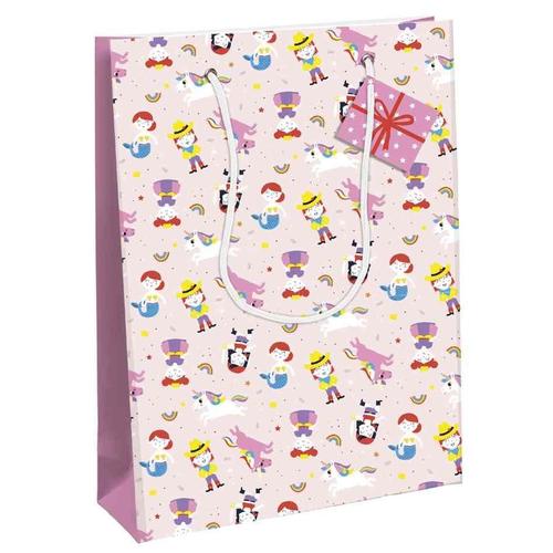 Clairefontaine Un Sac Cadeau Excellia Large 26,5x14x33 Cm 210g Motif Héros De Mon Enfance