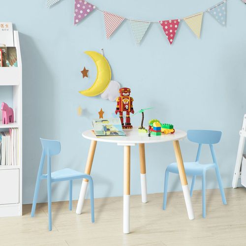 Sobuy Kmb15-Bx2 Lot De 2 Chaise Enfant Design Chaise Pour Enfants Siège Garçons Et Filles Confortable Bleu Clair - Haute Qualité