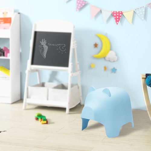 Sobuy Kmb14-B Tabouret Enfant Design Pouf Pour Enfant Tabouret De Siège Chaise Pour Enfants Siège Garçons Et Filles Cochonnet Bleu Clair - Haute Qualité