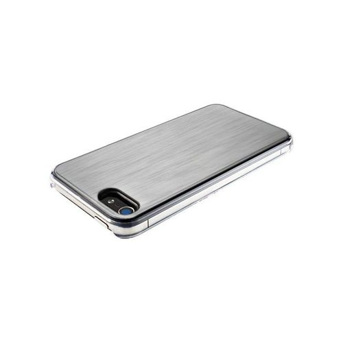 Coque Iphone 5 5s Se Qdos Titanium Effet Acier Silicone Rigide (Tpu)