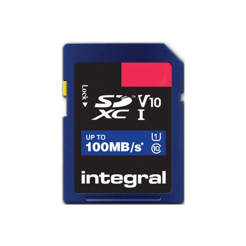 Integral - Carte mémoire flash - 16 Go - Video Class V10 / UHS-I U1 / Class10 - SDHC UHS-I