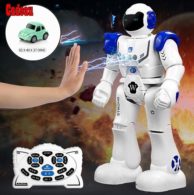 Telecommande Robot Jouet Enfant Intelligent Rc Robot Avec Chanter Danse Marche Action Figure Jouets Pour Cadeau D Anniversaire Rakuten