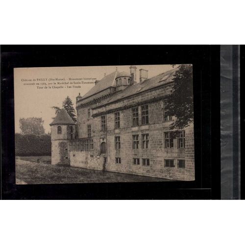 Carte Postale Pailly Chateau De Pailly Monument Historique En L'état Sur Les Photos