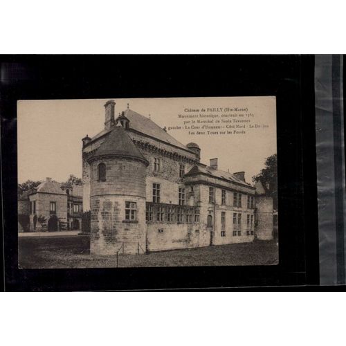 Carte Postale Pailly Chateau De Pailly En L'état Sur Les Photos