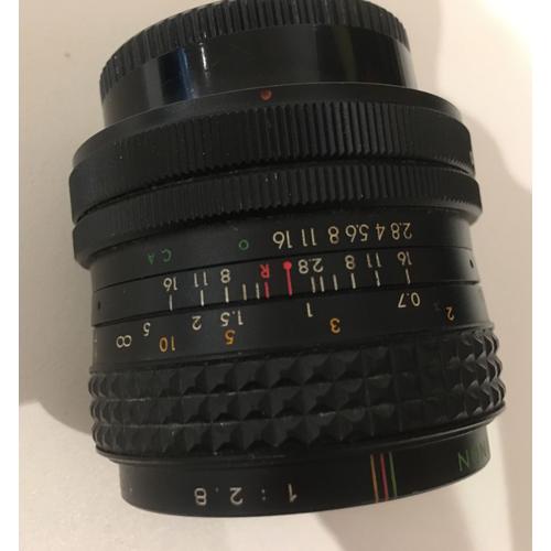 objectif makinon auto 28mm 2.8 monture canon