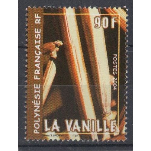 Timbre France Polynésie Française 2004 Yvert Et Tellier N°711 La Vanille Neuf** Gomme Intacte