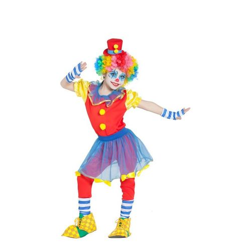 Déguisement De Clown Multicouleur Avec Tutu Pour Fille