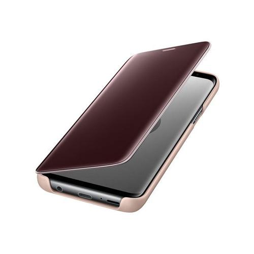 Samsung Clear View Standing Cover Ef-Zg965 - Étui À Rabat Pour Téléphone Portable - Or - Pour Galaxy S9+, S9+ Deluxe Edition