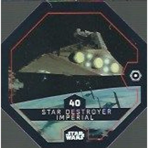 Carte Star Wars N°40 Star Destroyer Impérial, Leclerc