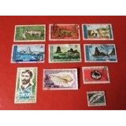 10 Timbres Afars Et Issas Oblitérés 1971/75 Lot 3