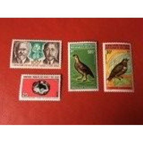 4 Timbres Afars Et Issas Neufs ** 1971/72 Lot 6
