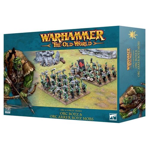 Warhammer Old World - Orc & Goblin Tribes : Orc Boyz & Orc Arrer Boyz Mobs 09-03