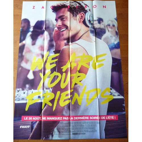 We Are Yours Friends De Max Joseph Avec Zac Efron, Emily Ratajkowski... - Affiche Originale De Cinéma Format 120 Cm X 160 Cm