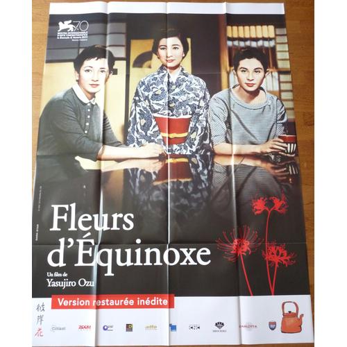 Fleurs D¿Équinoxe De Yasujirô Ozu Avec Shin Saburi, Kinuyo Tanaka - Affiche Originale De Cinéma Format 120 Cm X 160 Cm