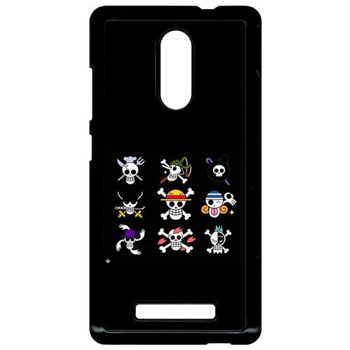 Coque Xiaomi Redmi Note 3 - One Piece Logo Fond Noir - Noir