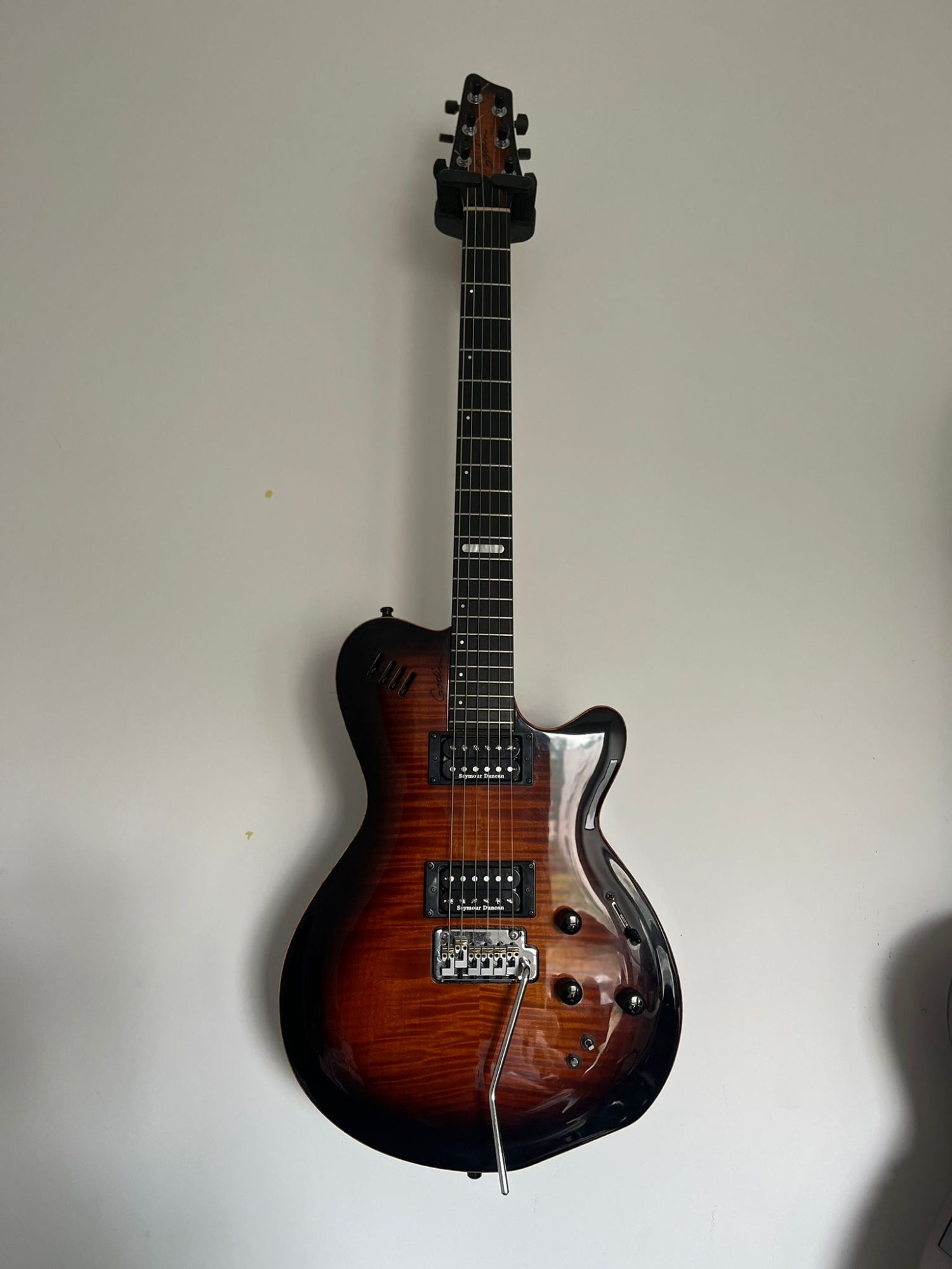 Godin - Lgxt-Sa Cognac Burst Flame Aaa