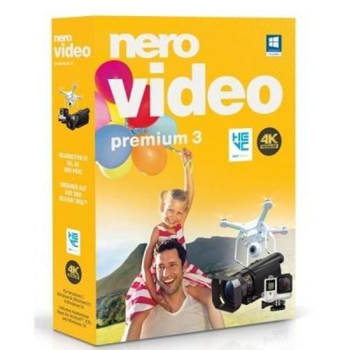 Nero Video Premium 3 Version Complète, 1 Licence Windows Videobearbeitung