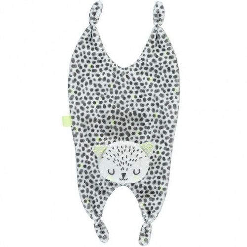 Doudou Chat Léopard Du Pareil Au Même Peluche Porte Tétine Noir Blanc Dpam