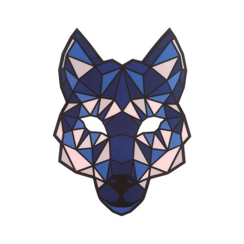 Masque De Renard Lumineuse Led (Taille Unique)